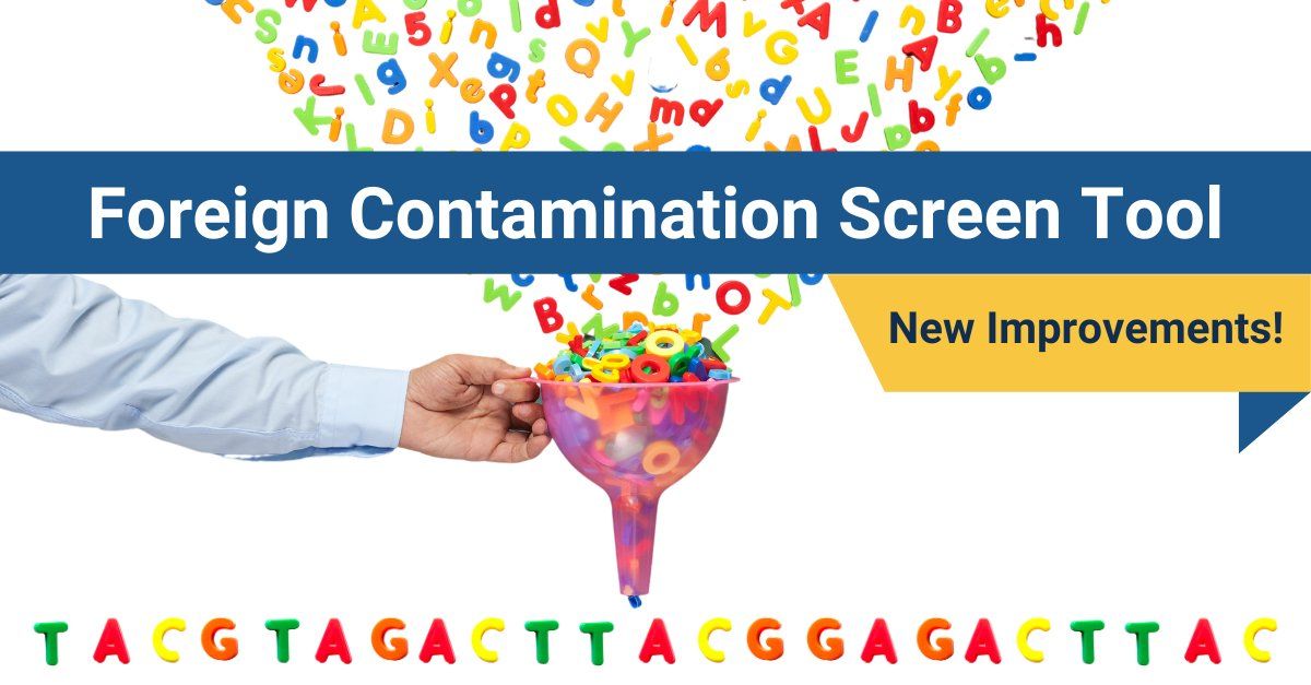 Foreign Contamincation Screen Tool Now Available in Galaxy