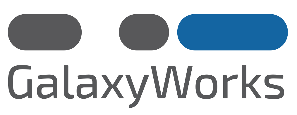 GalaxyWorks logo.